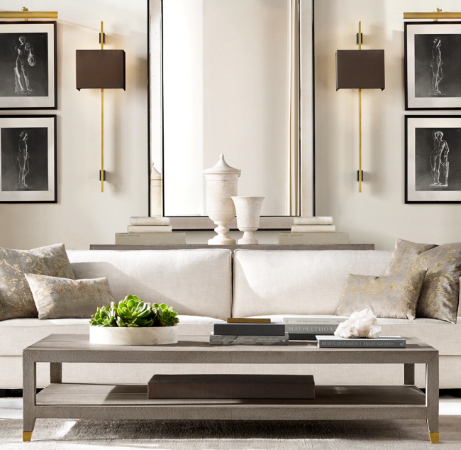 Venetian Beaded Leaner Mirror