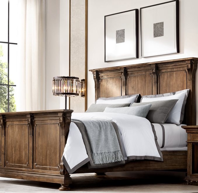 RH St. James Panel Bed