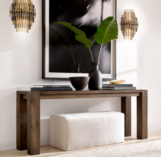 Restoration hardware console clearance table