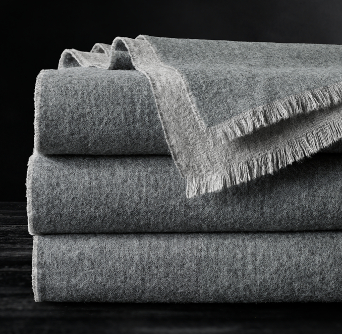 Suri Alpaca TwoTone Throw By Alicia Adams