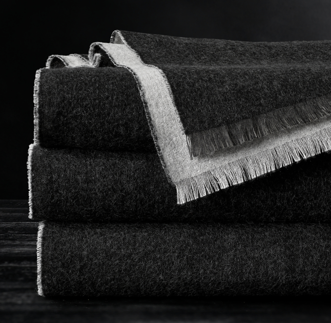 Suri Alpaca TwoTone Throw By Alicia Adams