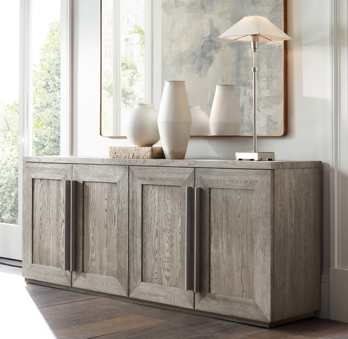 Restoration hardware buffet table discount