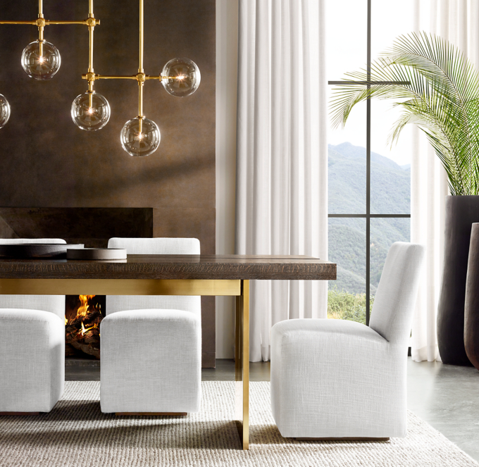 Channel Rectangular Dining Table
