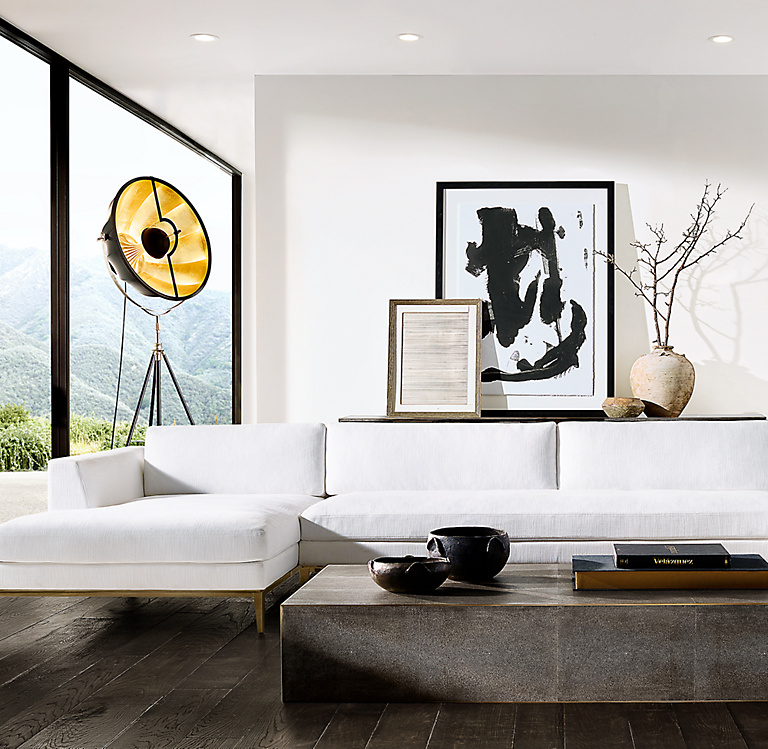Fortuny® Studio 63 Tripod Floor Lamp | RH Fortuny® Studio 63 Tripod Floor Lamp | RH