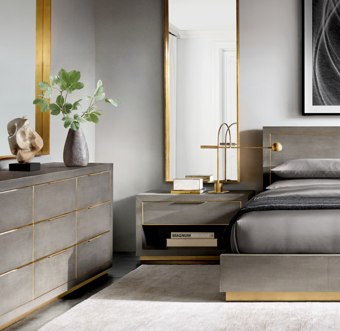 Cela Shagreen 9 drawer Dresser