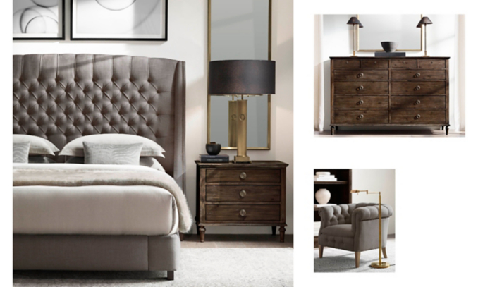 Shop Warner Tufted Bed