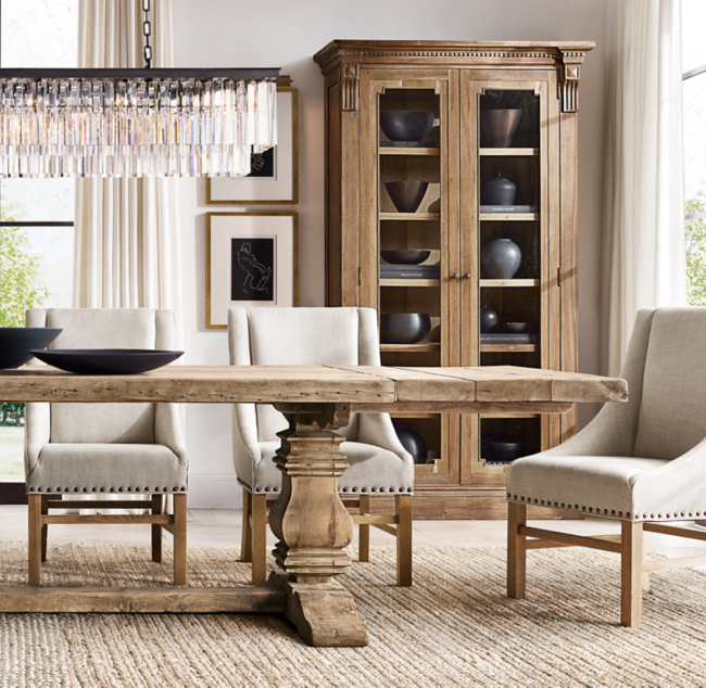 Restoration Hardware Dining Room Tables