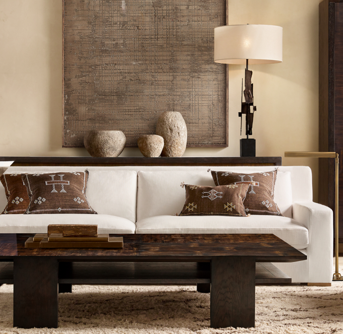 Wyeth Split Bamboo Floating Coffee Table