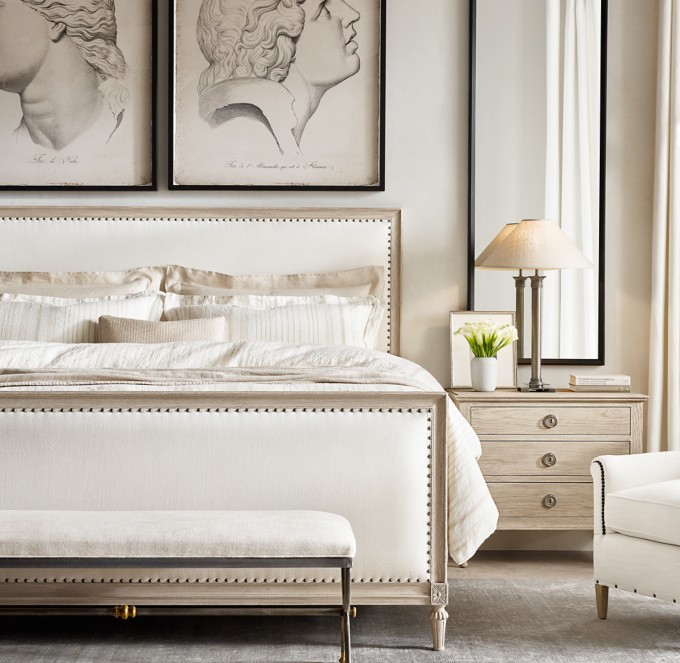 Bramble Bedroom Mornington Upholstered and Linen Wrapped Bed 76573