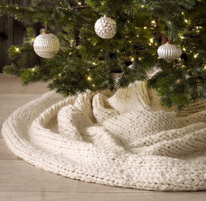 Chunky HandKnit Tree Skirt