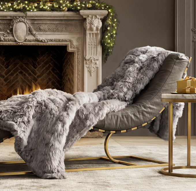 Alpaca fur throw hotsell