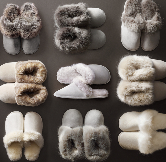 restoration hardware slippers