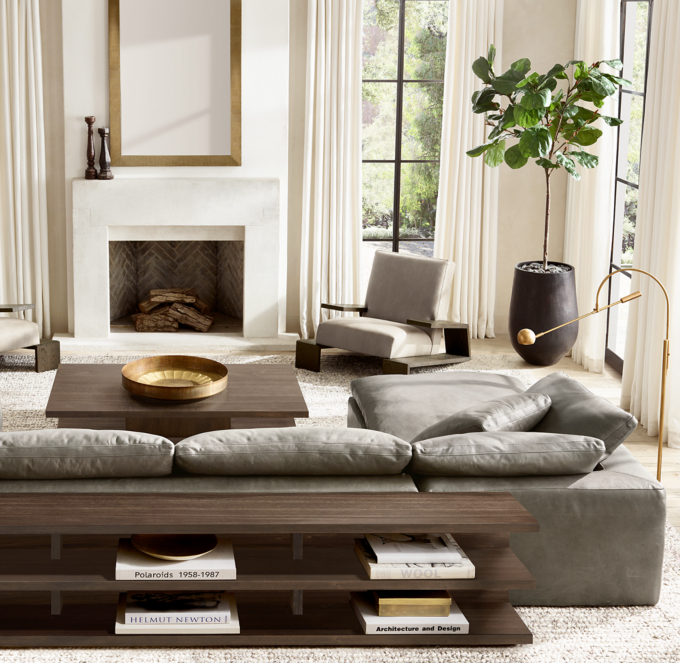 Rh sofa table discount