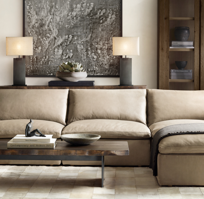 Rh russian oak coffee table discount