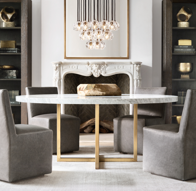 Boule De Cristal Round Brass Chandelier - EVER LICHT GROUP