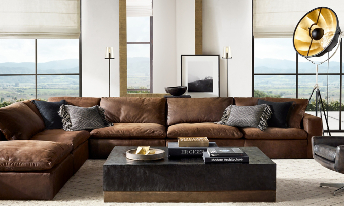 Shop Cloud Modular Leather Sectional