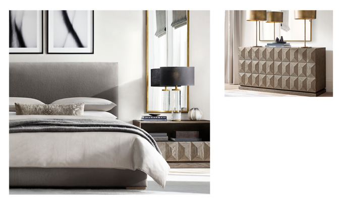 Shop Lawson Custom Upholstered Panel Platform Bed