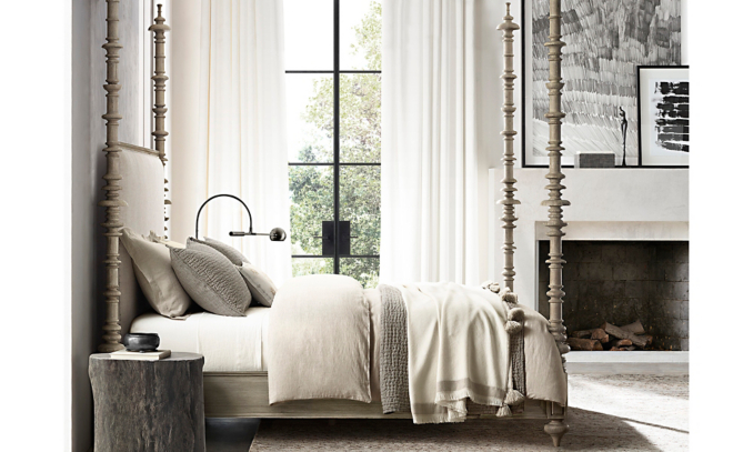 Shop 18th C. Spindle Turned Bed