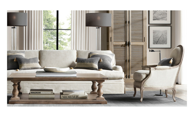 Shop Belgian Classic Roll Arm Slipcovered Sofa