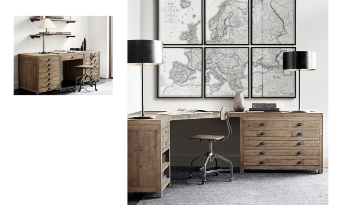 Shop Printmaker's Modular Desk