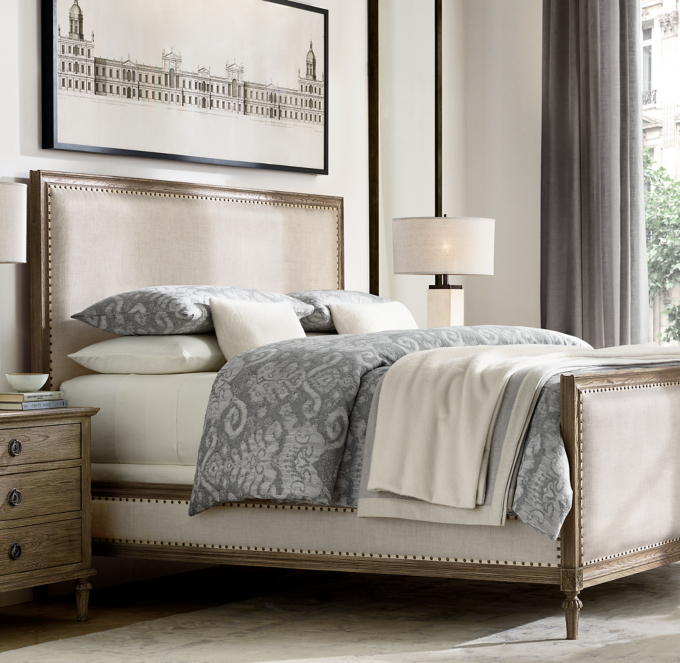 Bramble Bedroom Mornington Upholstered and Linen Wrapped Bed 76573