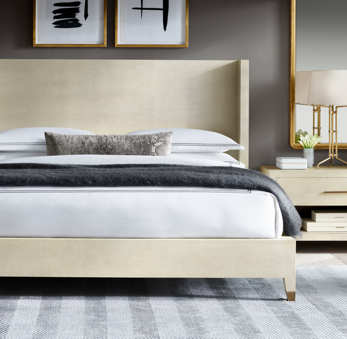 Graydon shagreen shelter bed discount