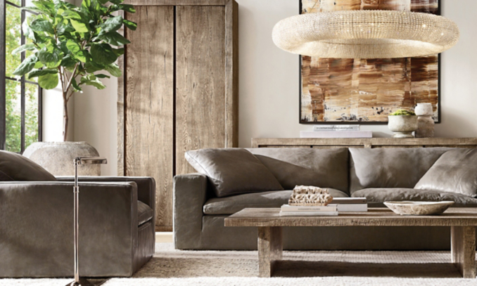 shop Russian Oak Grey Parsons Living