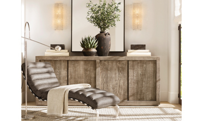 Shop Reclaimed Russian Oak Sideboard - Grey Oak