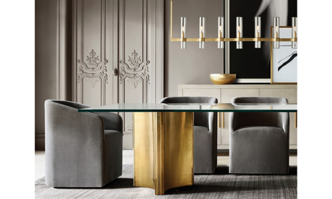 shop Dalton and Graydon Bone Brass Dining