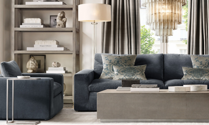 shop Graydon Plinth Fog SS Living Room