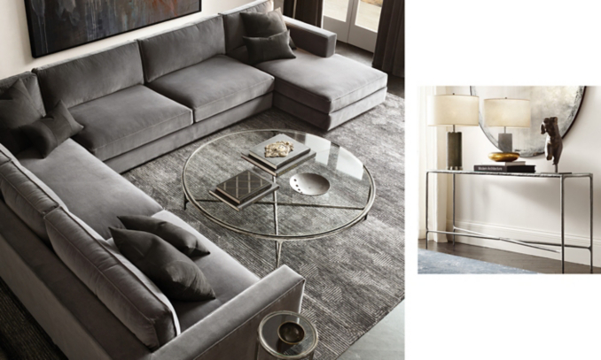 shop Thaddeus Glass Pewter Living