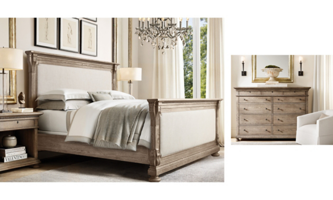 shop St James Grey Uph Bed