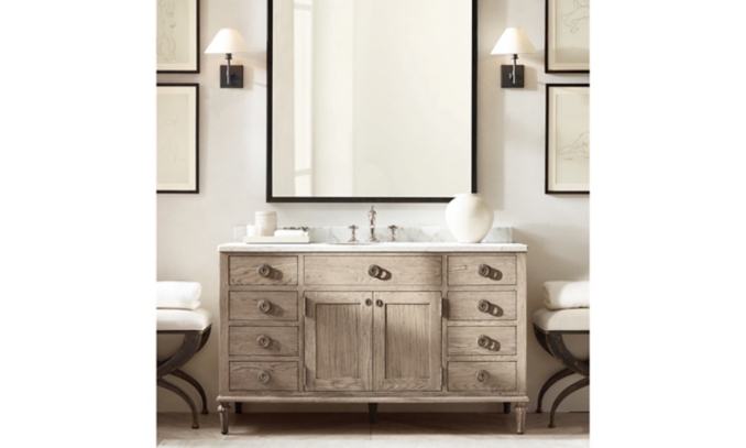 shop Maison Grey Oak Wood Bath