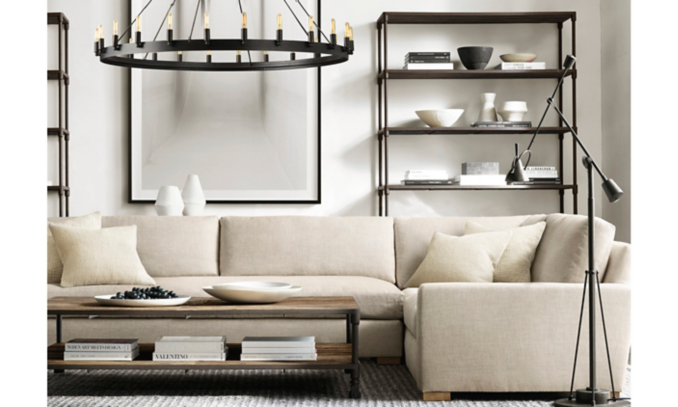 shop Dutch Industrial Maxwell Sectional Living