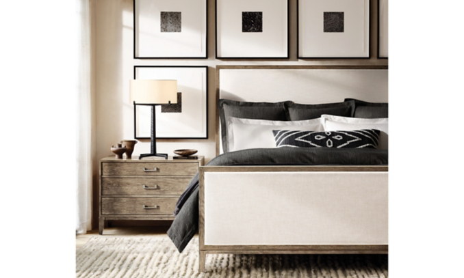 shop Campaign Grey Panel Bed & Office