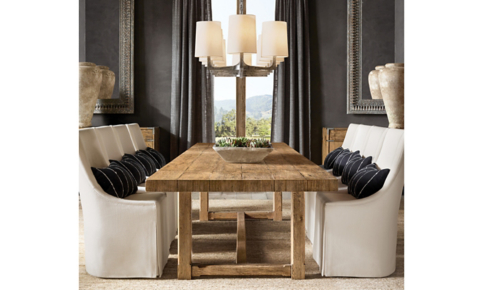 shop Campaign Natural Rectangular Dining