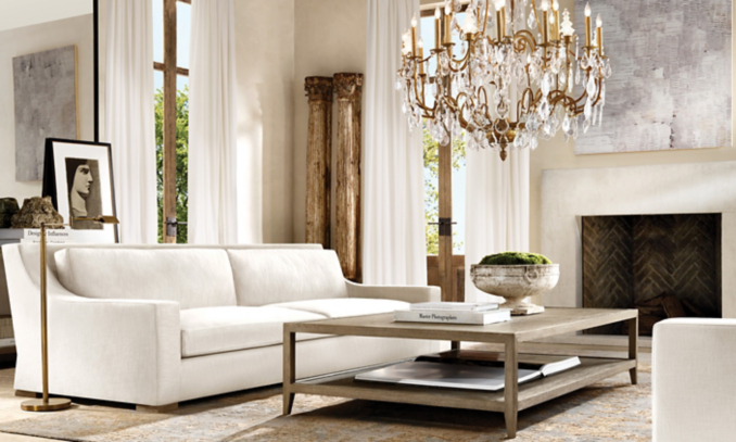 shop French Contemporary Grey Living