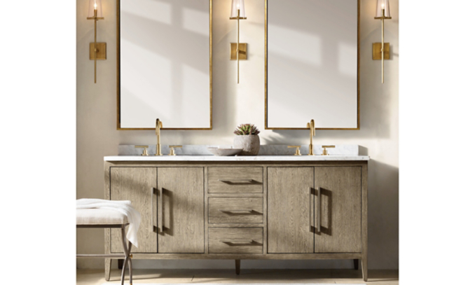shop French Contemporary Grey Bath