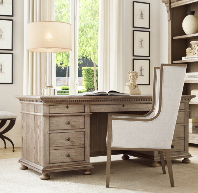 Restoration hardware office desk discount