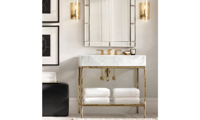 shop Thaddeus Brass Bath