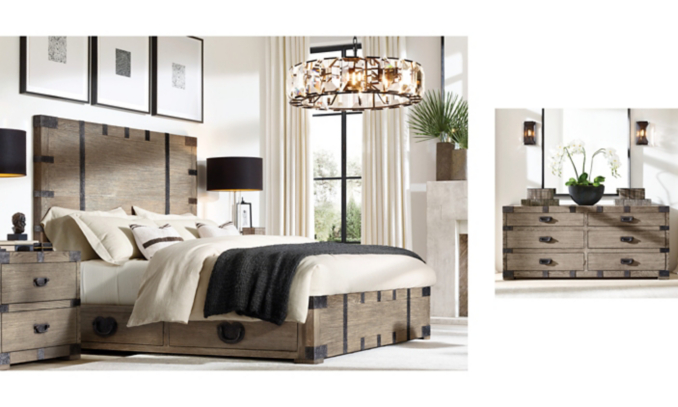 shop Heirloom Grey Bedroom