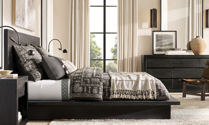 shop Black Russian Oak Bed