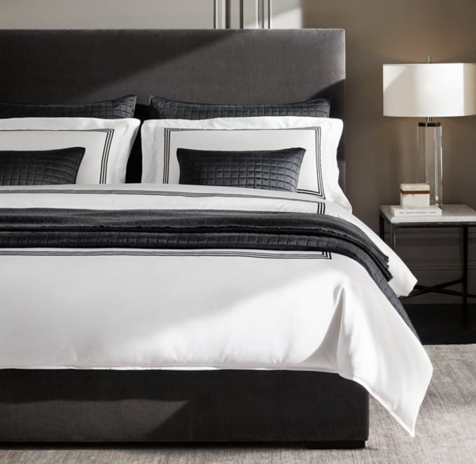 Italian Hotel Triple Satin Stitch Sateen Bedding Collection