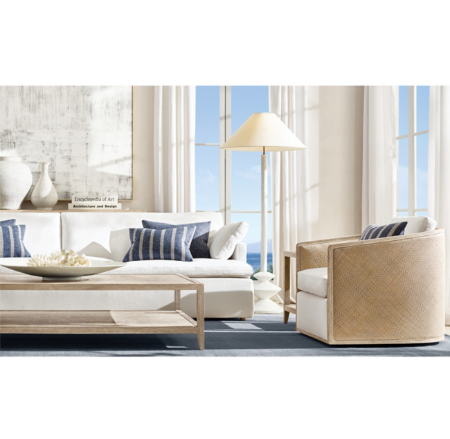 Restoration Hardware Cloud Two Seat Cushion Sofa, 42% Off