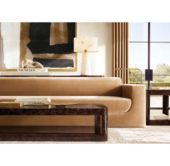 Bardot Burl Coffee Table