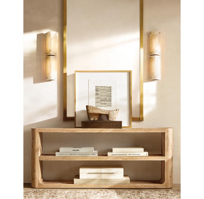 Restoration hardware shop console table