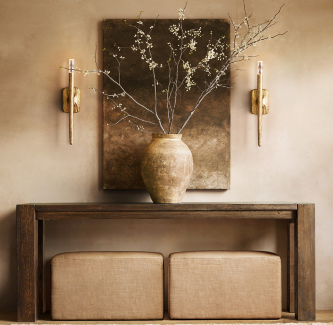 Reclaimed Oak Parsons Console Table