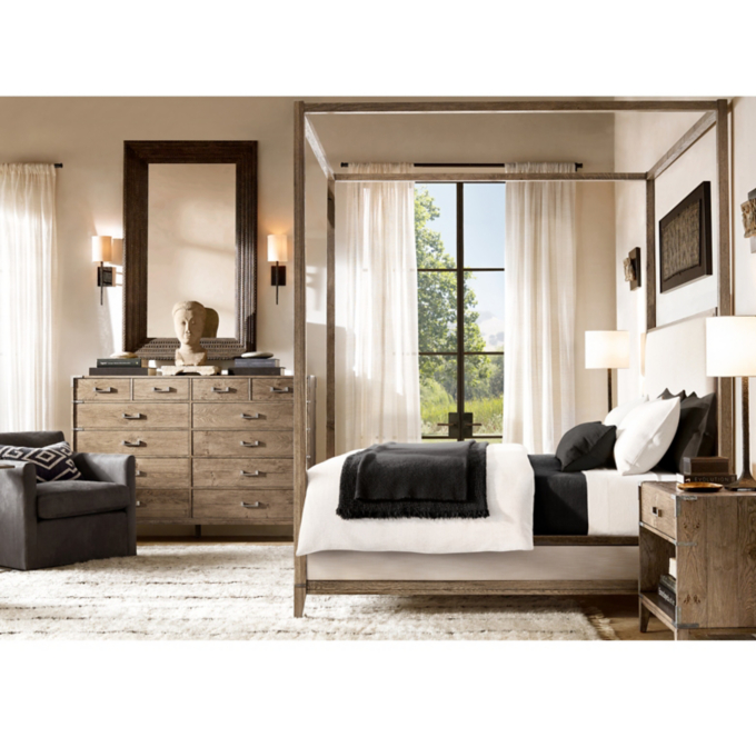 Restoration hardware campaign deals bed