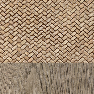 Grey Rattan/ Brushed Grey Oak 
