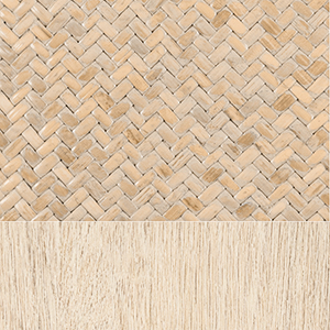 Light Rattan/ Brushed Light Oak 